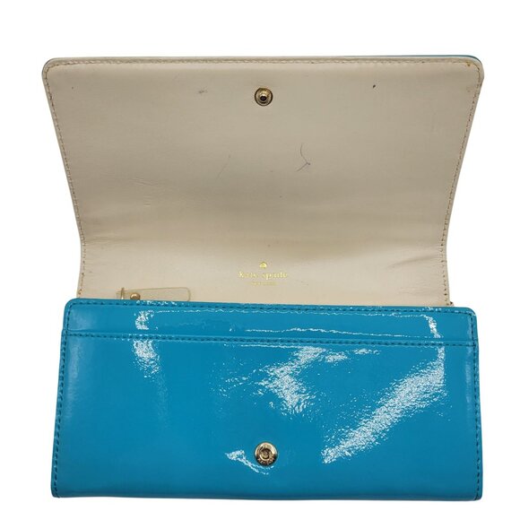 Kate Spade Poolside Wish You We’re Here Dive In Wallet Poolside Print *READ* - Picture 7 of 13